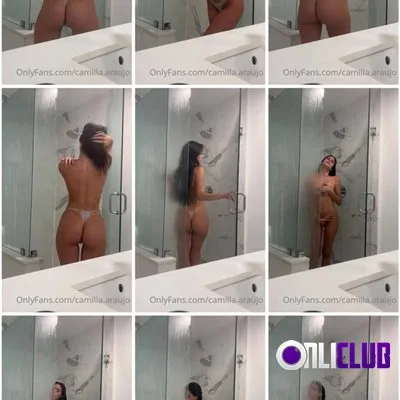 Videos da Camilla Araujo pelada no banho